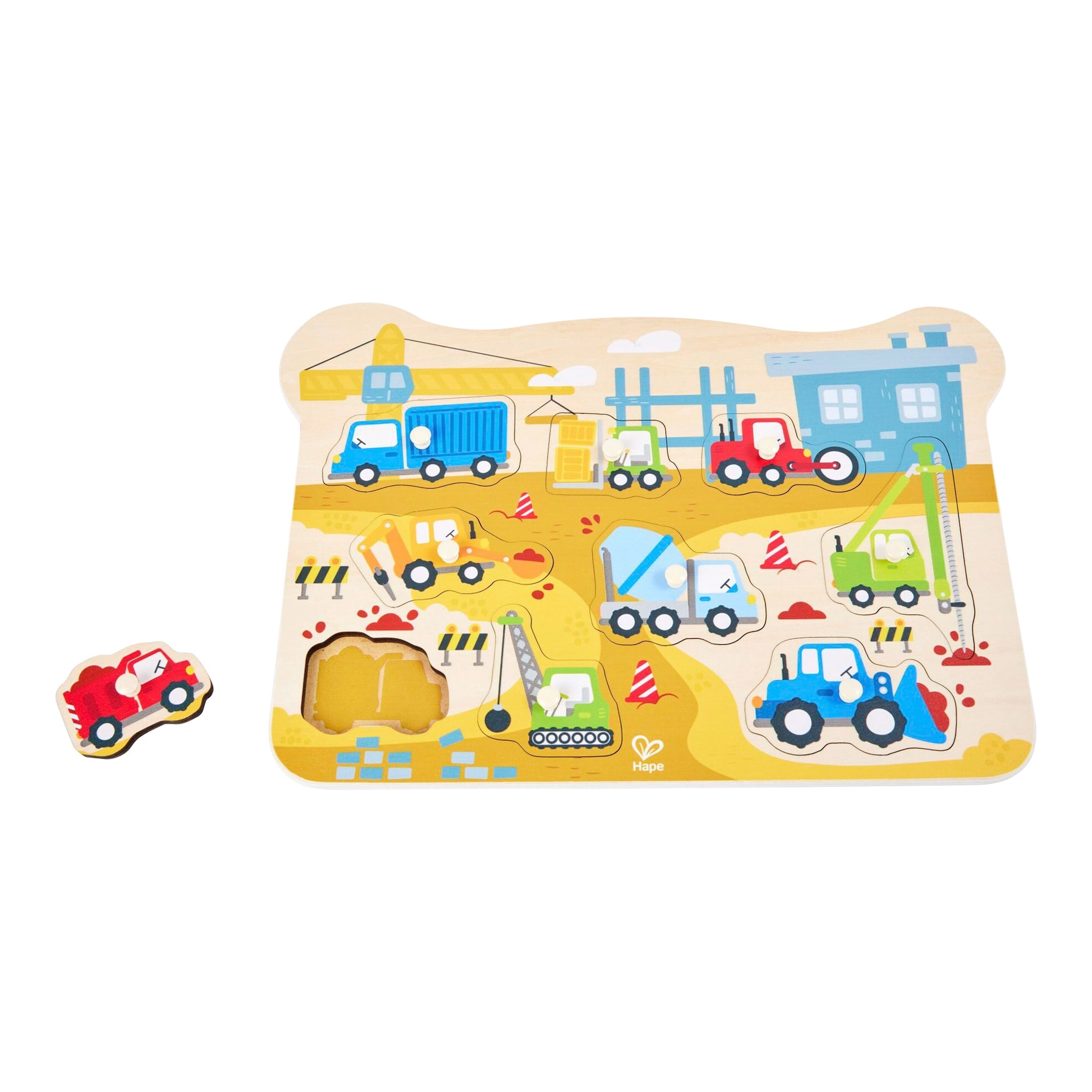 Hape Steckpuzzle Bau