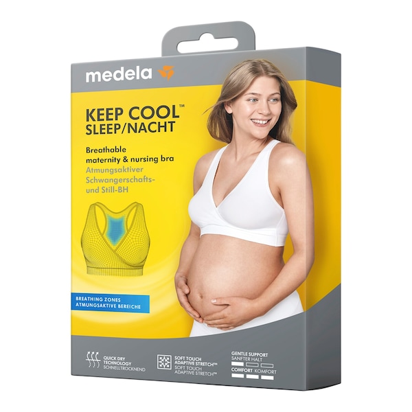 Medela - Brassière de grossesse et d'allaitement pour la nuit Keep Cool