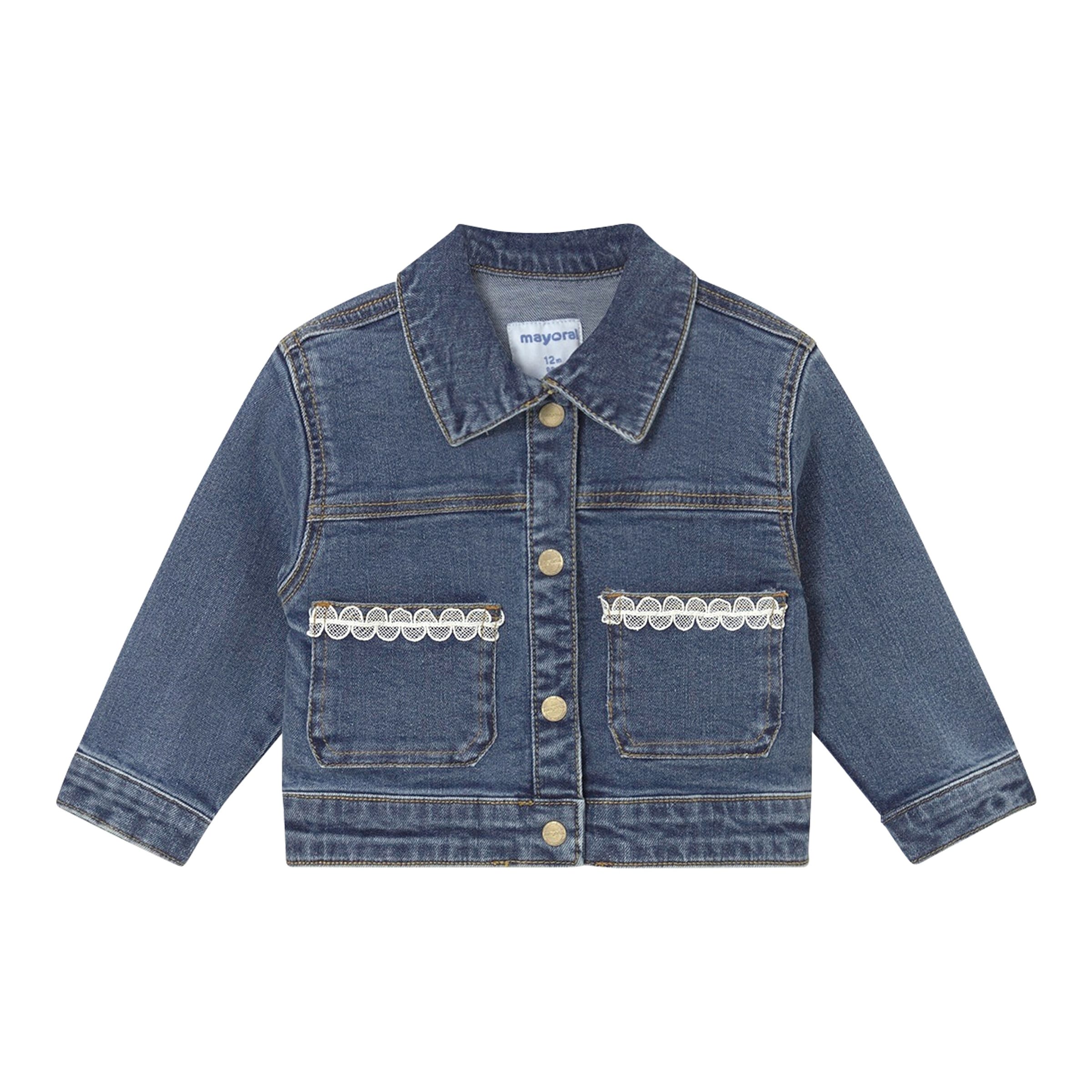 Mayoral Baby Jeansjacke mit Spitze