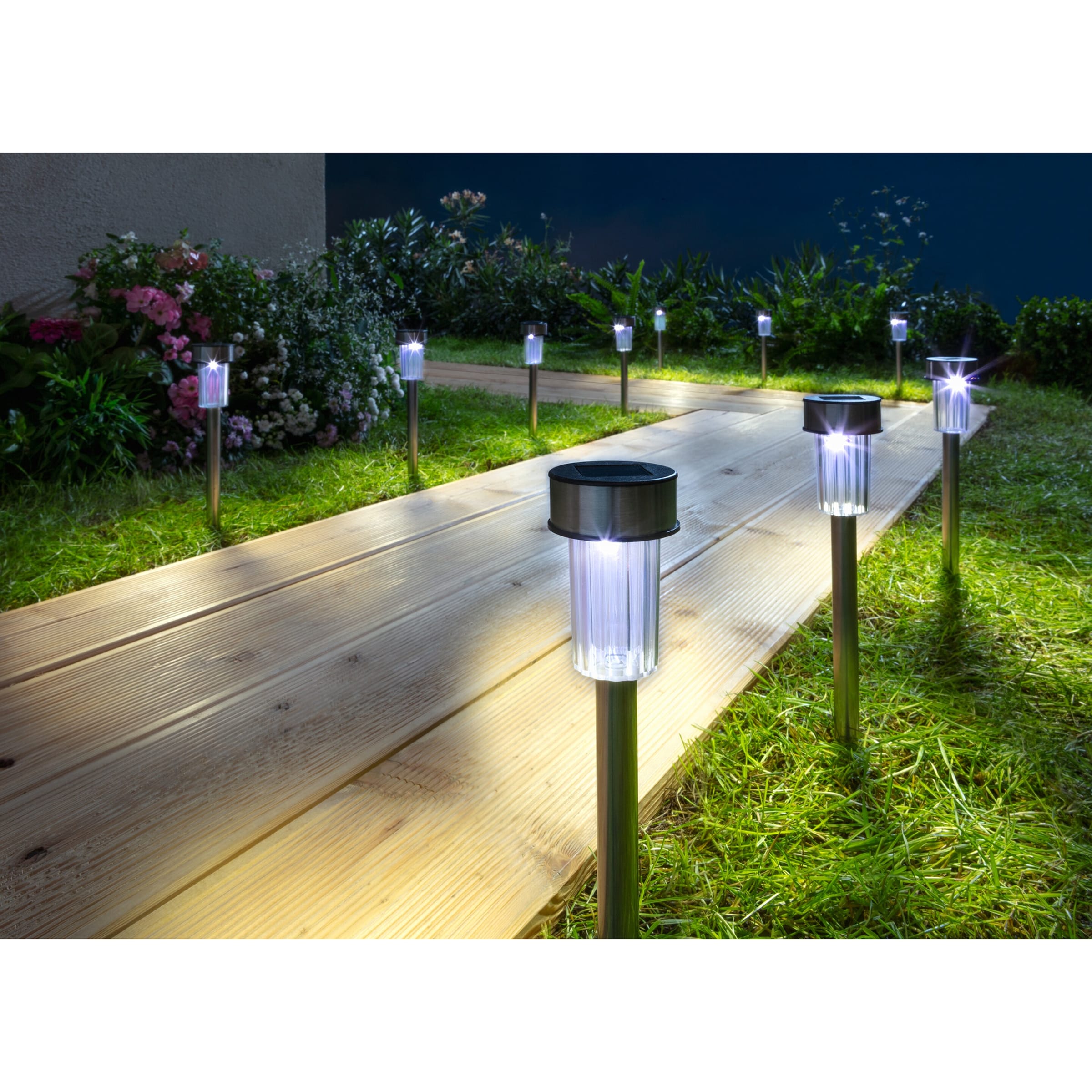 Solarleuchten, 10 Stück