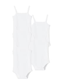 5er-Pack Baby Bodys, schmale Träger BASIC