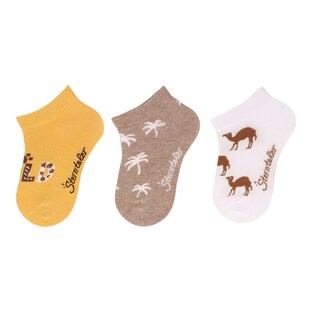 3er-Pack Sneakersocken Kamele