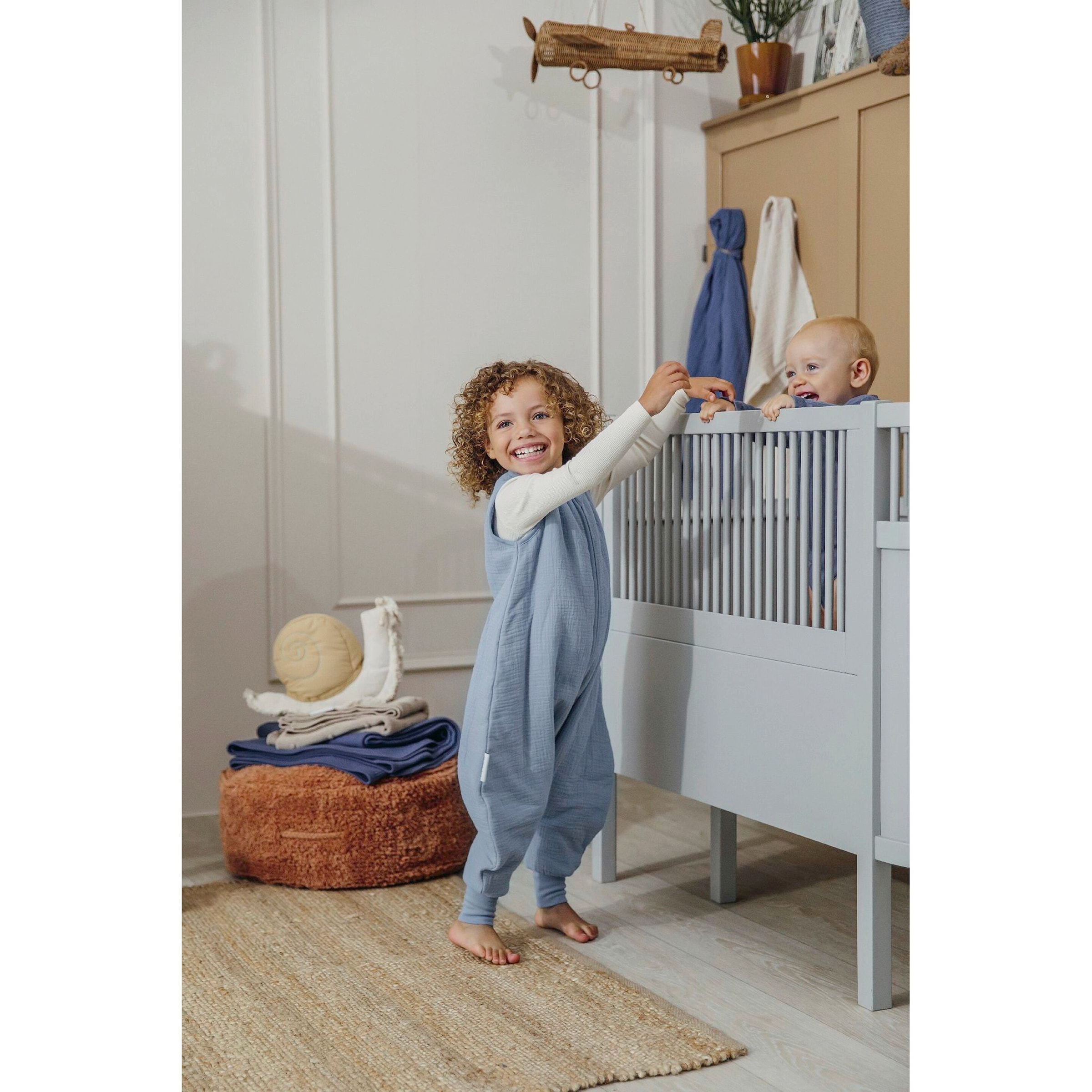 Ganzjahres-Sleepoverall Musselin pre-washed 2.0 TOG