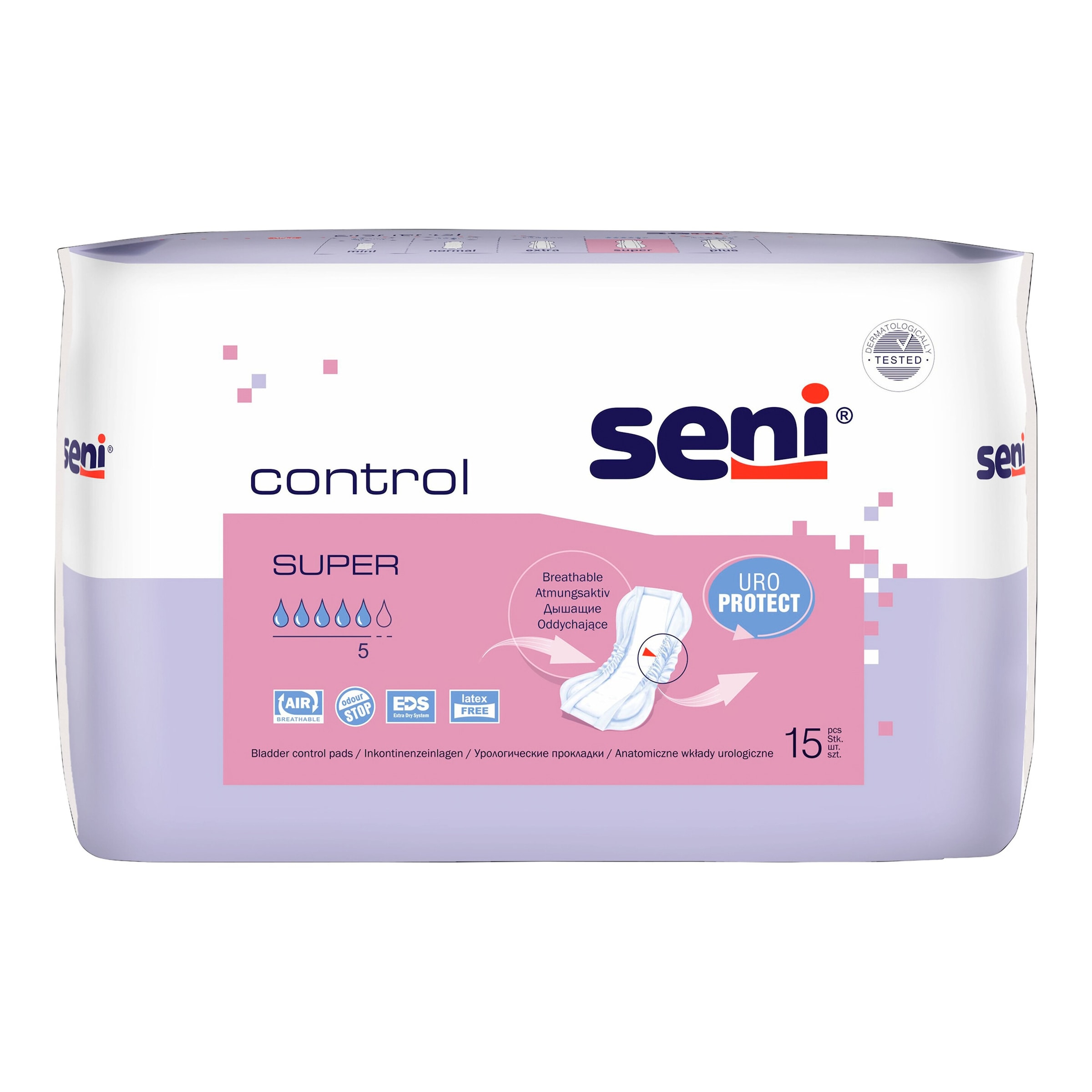 Seni Damen Inkontinenzhygiene, Control Super (15X) - Image 6