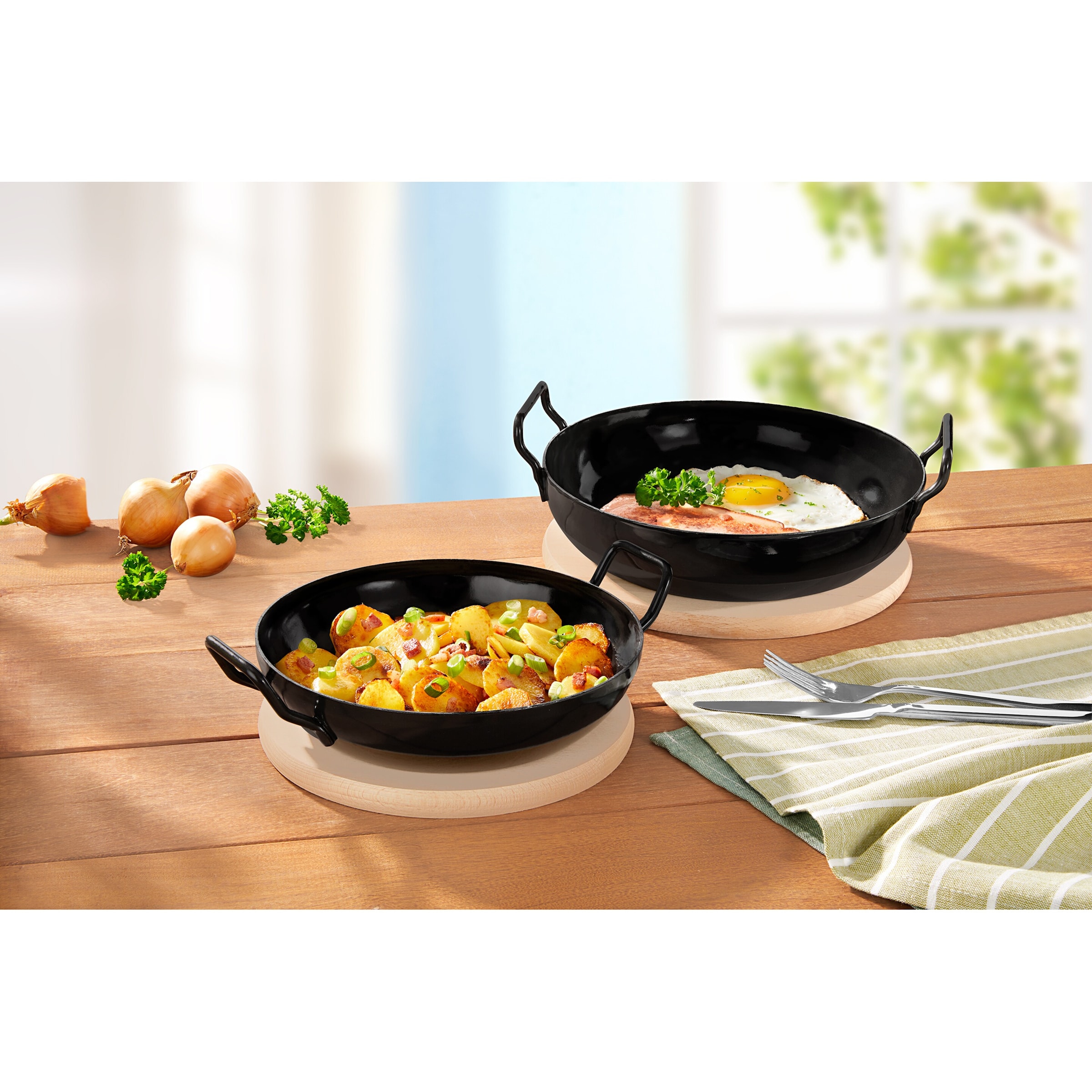 Schlemmer-Pfanne, 2-teilig