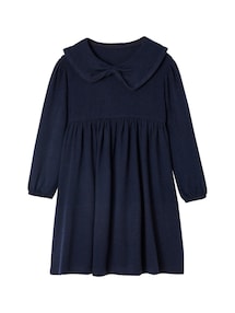 Strickkleid mit großem Kragen Mädchen