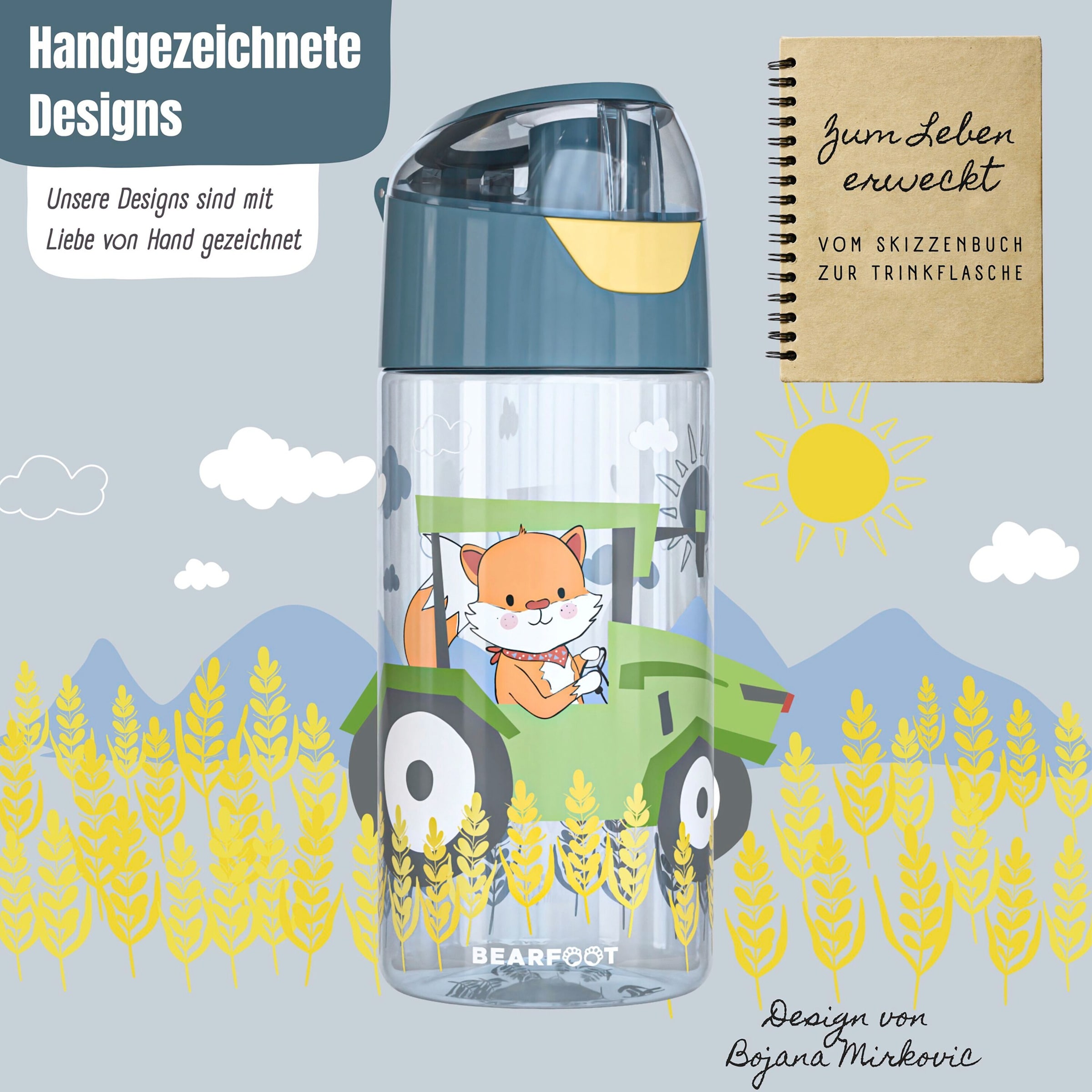 Bearfoot Trinkflasche 450ml
