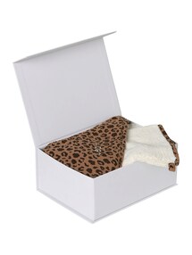 Bio-Kollektion: Baby Geschenkset aus Badecape & Waschhandschuh