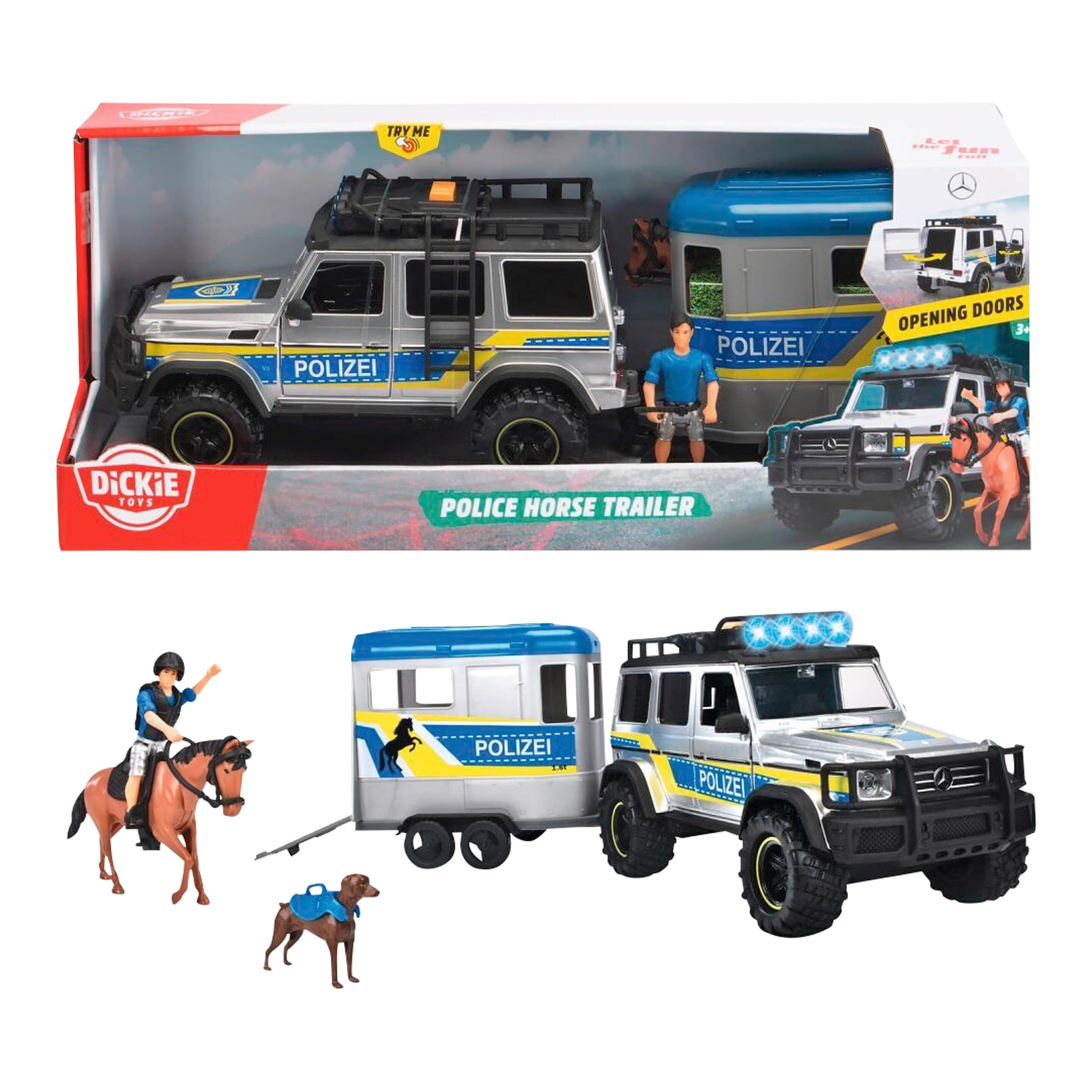 Dickie Toys Police Horse Trailer
