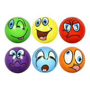 Balles anti-stress, lot de 6