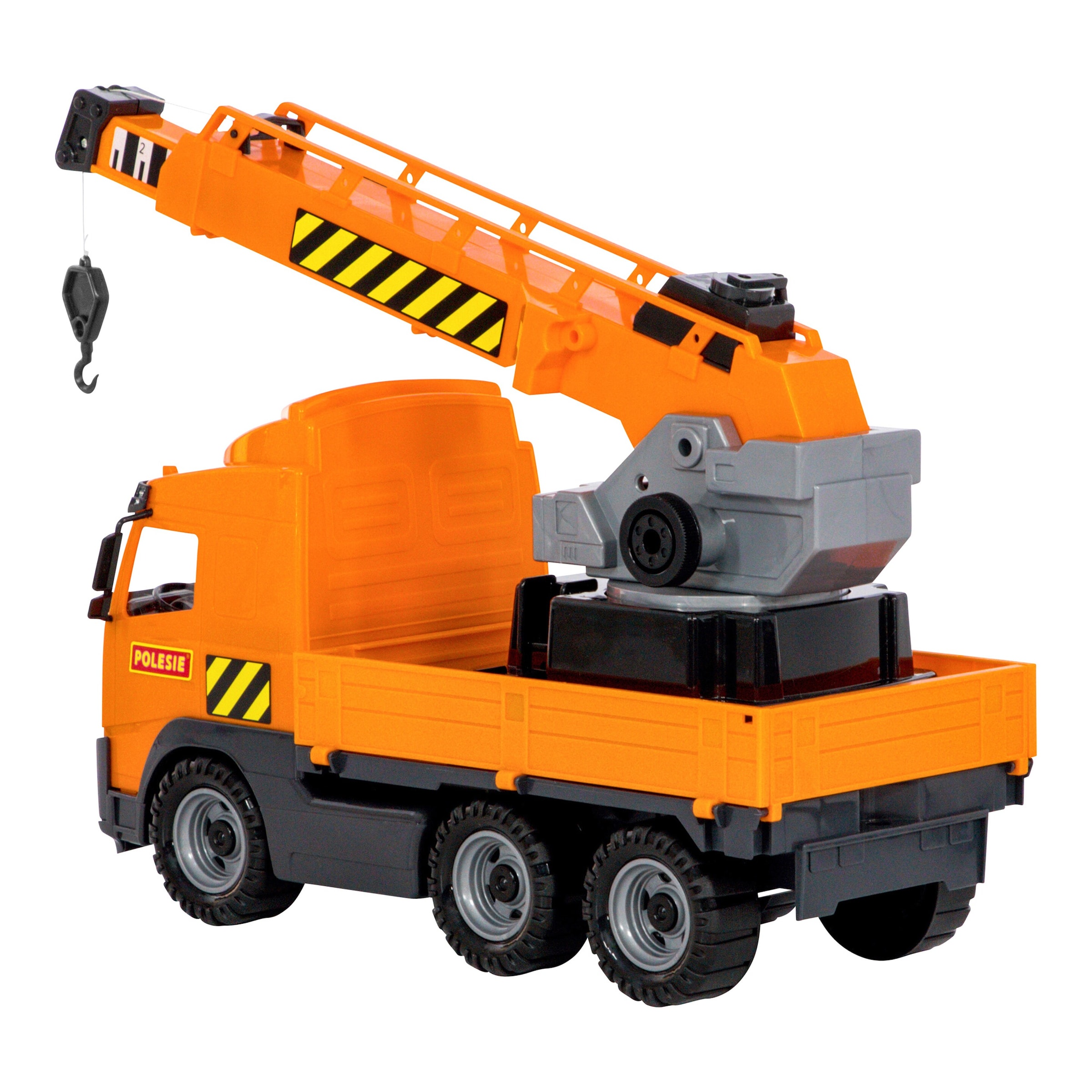 PowerTruck mit Kran auf Wendeplattform