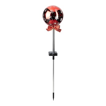 Piquet de jardin solaire LED «Boules de Noël»