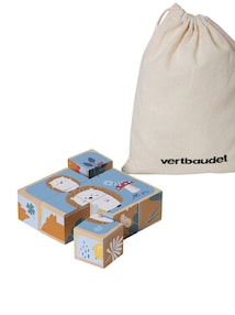 Baby Tierpuzzle mit Holzwürfeln FSC®