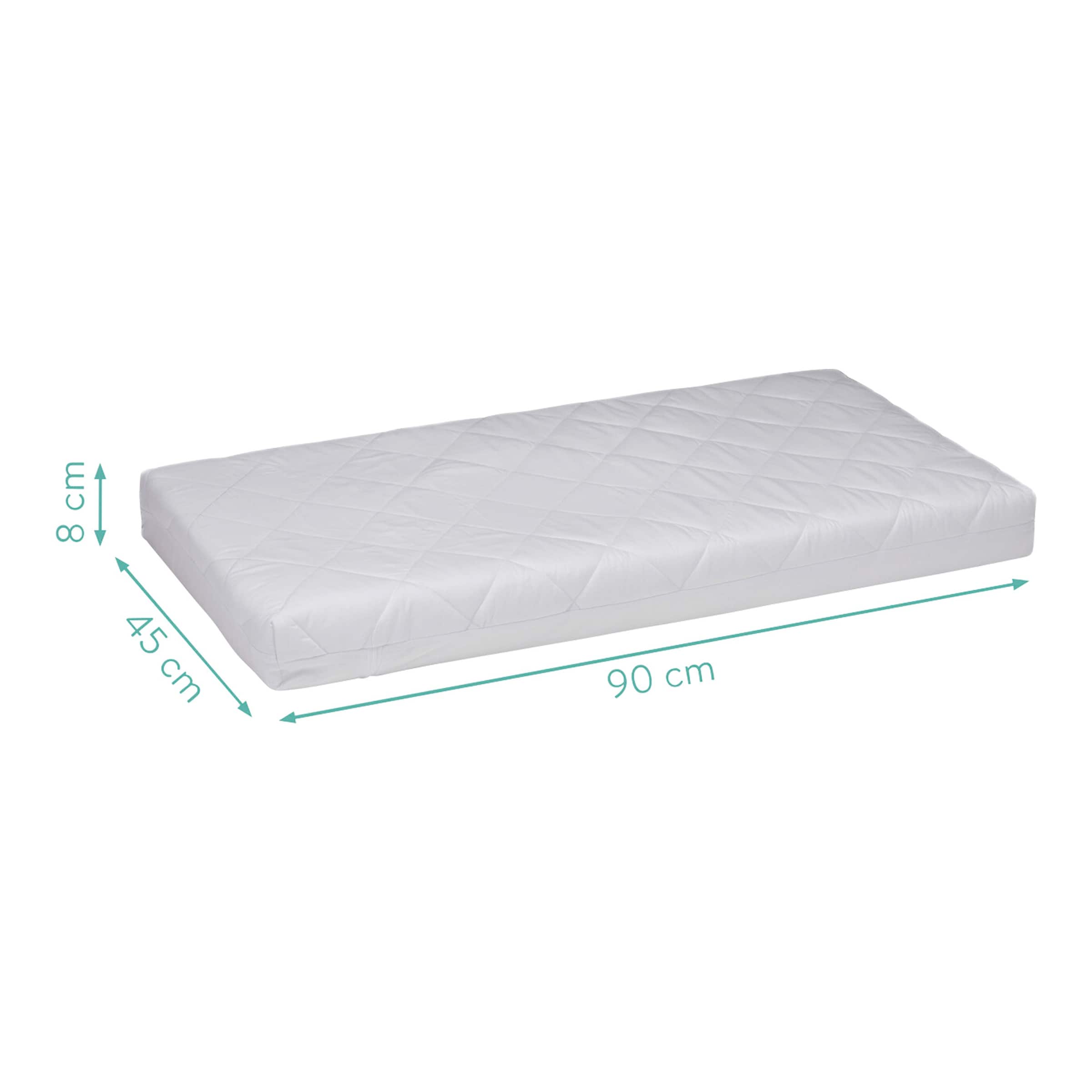 Matratze für Beistellbett 90x45 cm