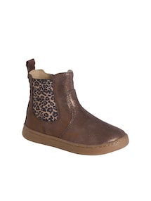 Mädchen Leder-Boots mit Reißverschluss