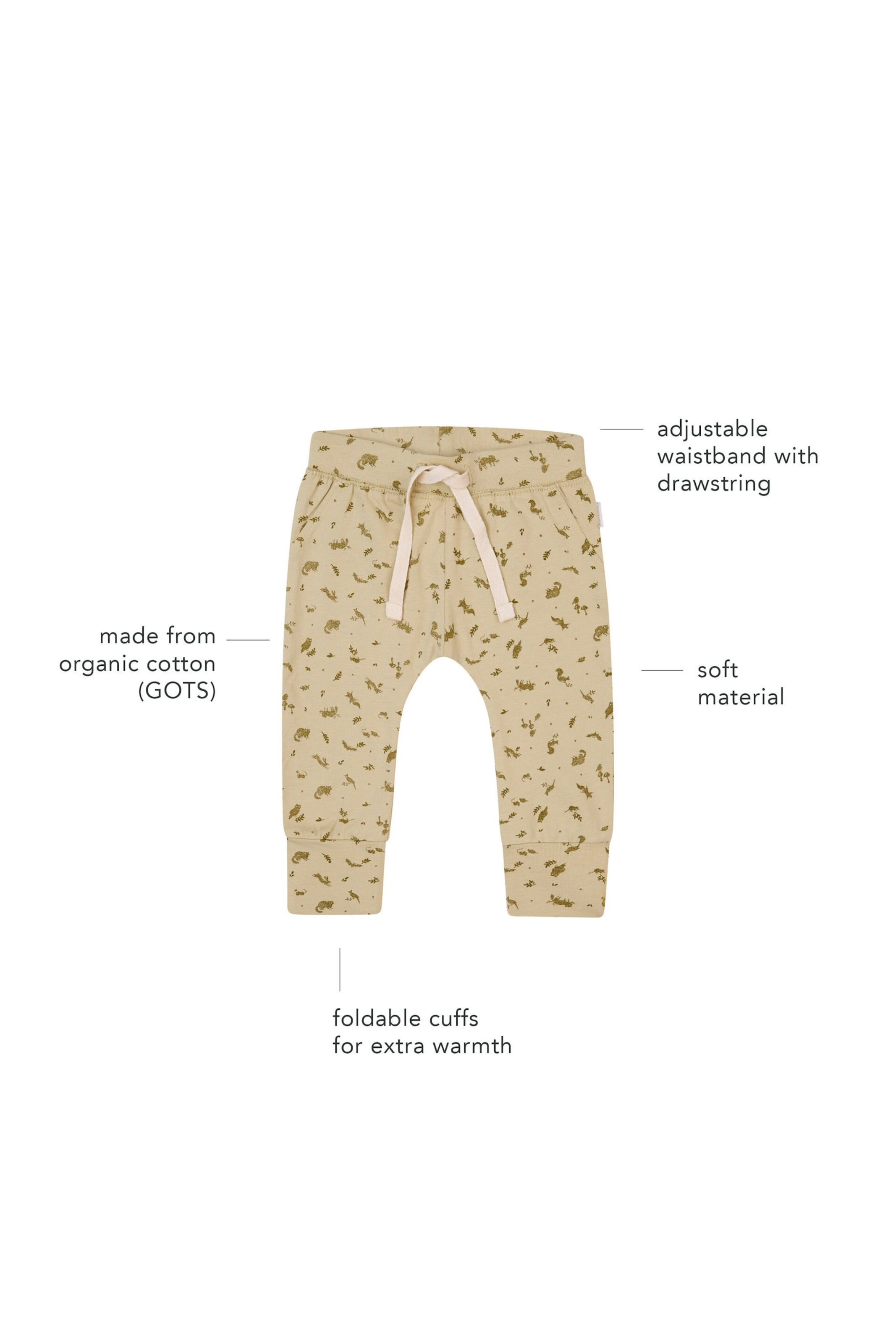 Thumbnail - Noppies Baby Hose Gray