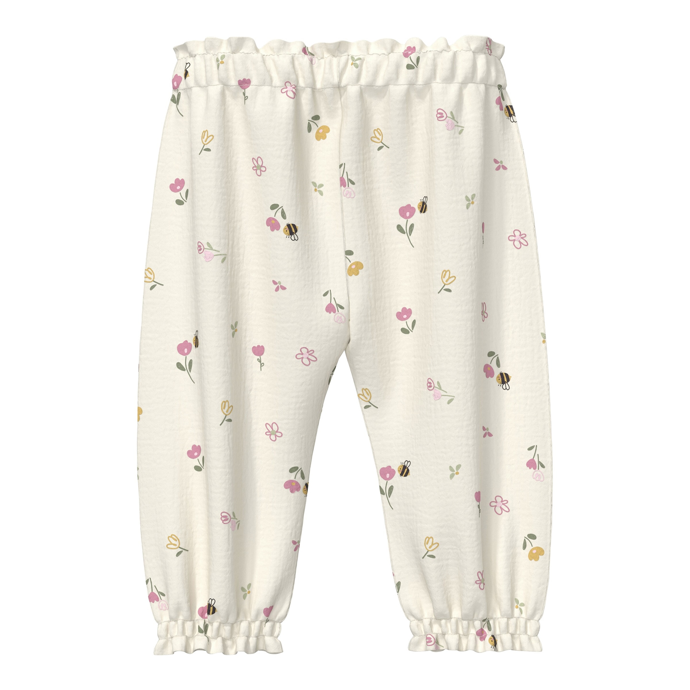 S.Oliver Musselin-Hose Blumen Bienen