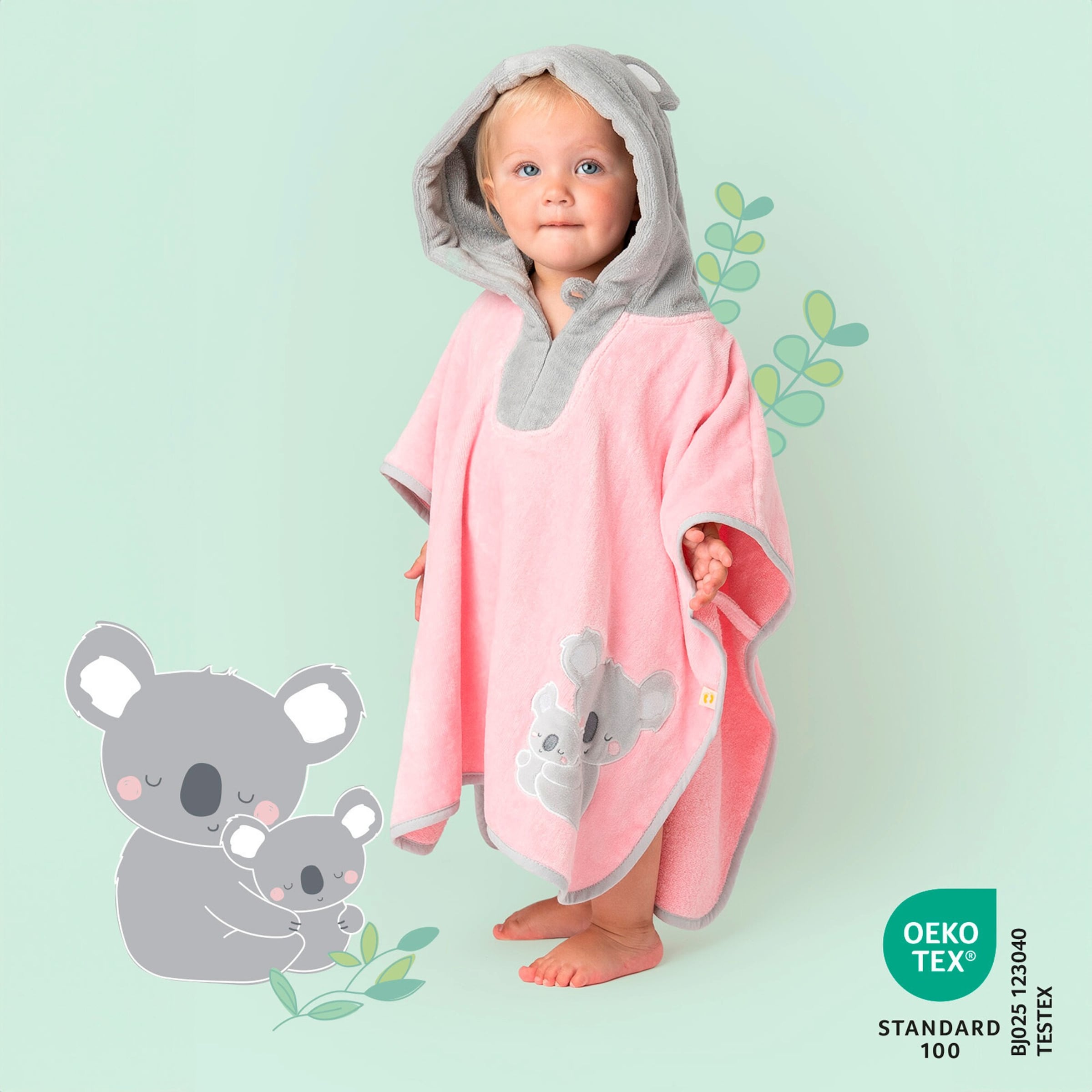 Schlummersack Ponchos rosa G1