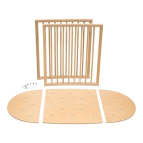 Babybett Sleepi Mini. Inkl. Umbausatz zum Kinderbett und Matratze