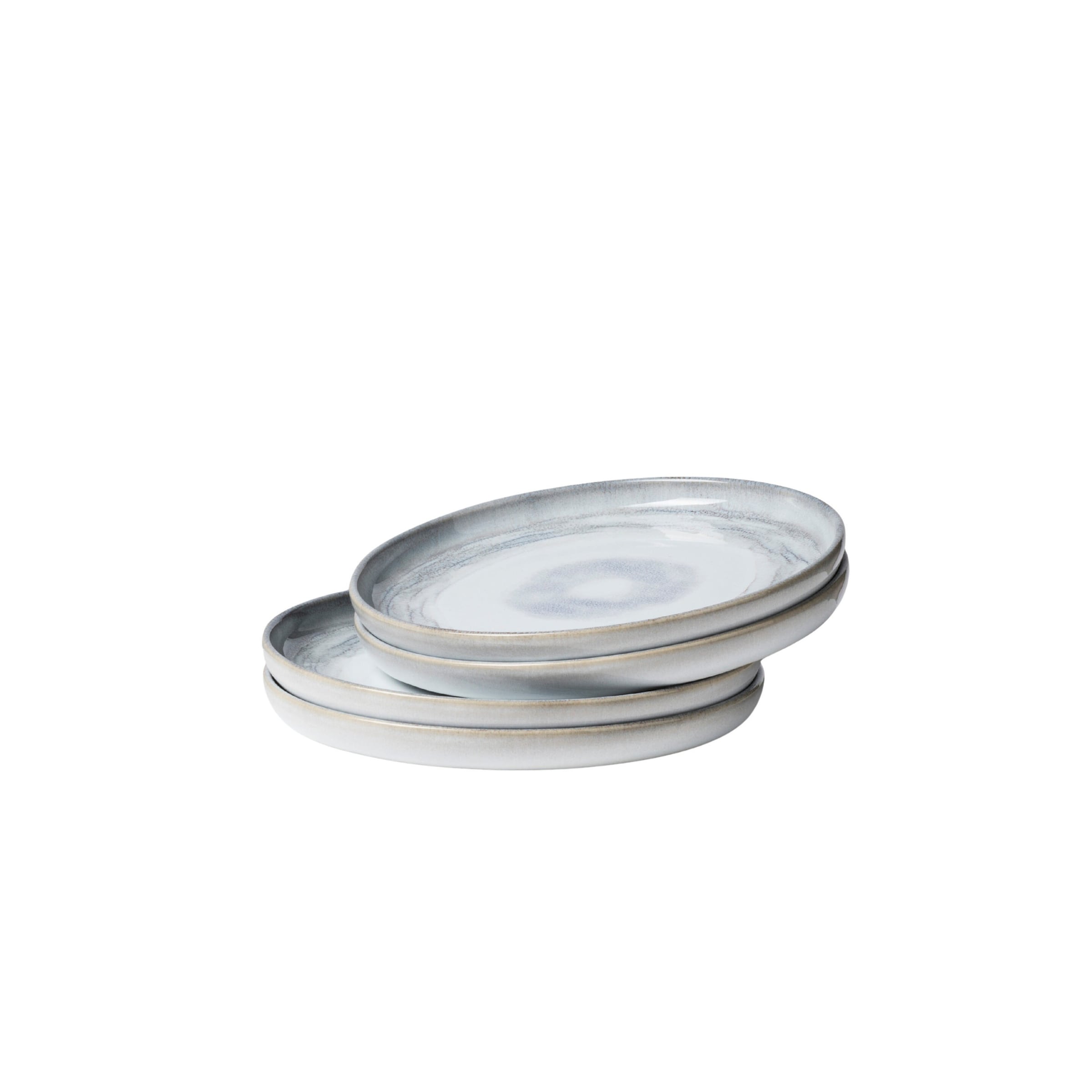 Dessertteller-Set, Steinzeug TIEFER SEE