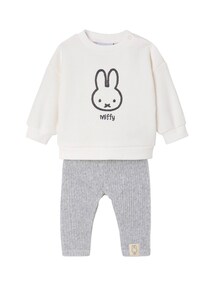 Baby-Set aus Sweatshirt und Hose HASE MIFFY
