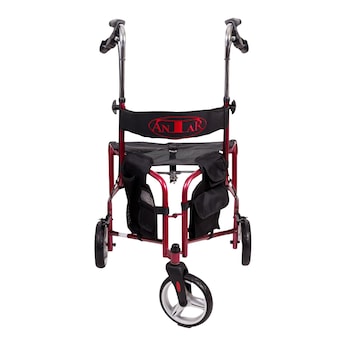 Dreirad Rollator mit Sitz und Rückengurt, faltbar - AT51004