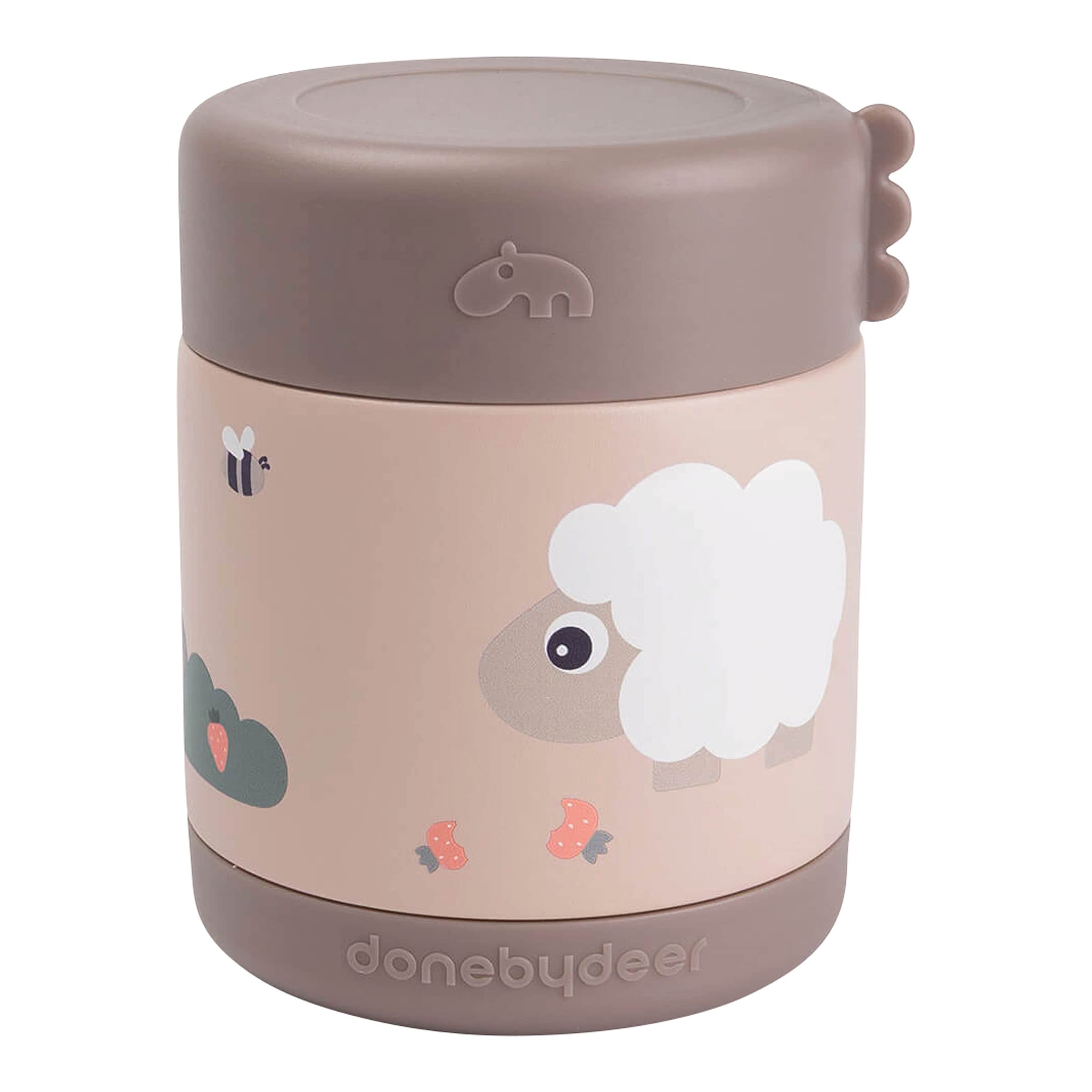 Boîte repas isotherme tiny farm rose (300 ml)
