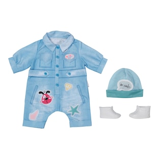 Puppen Outfit Deluxe Jeans Overall 43cm