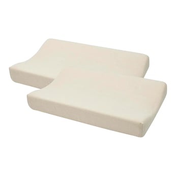 Lot de 2 housses pour matelas à langer en éponge 50x70 cm