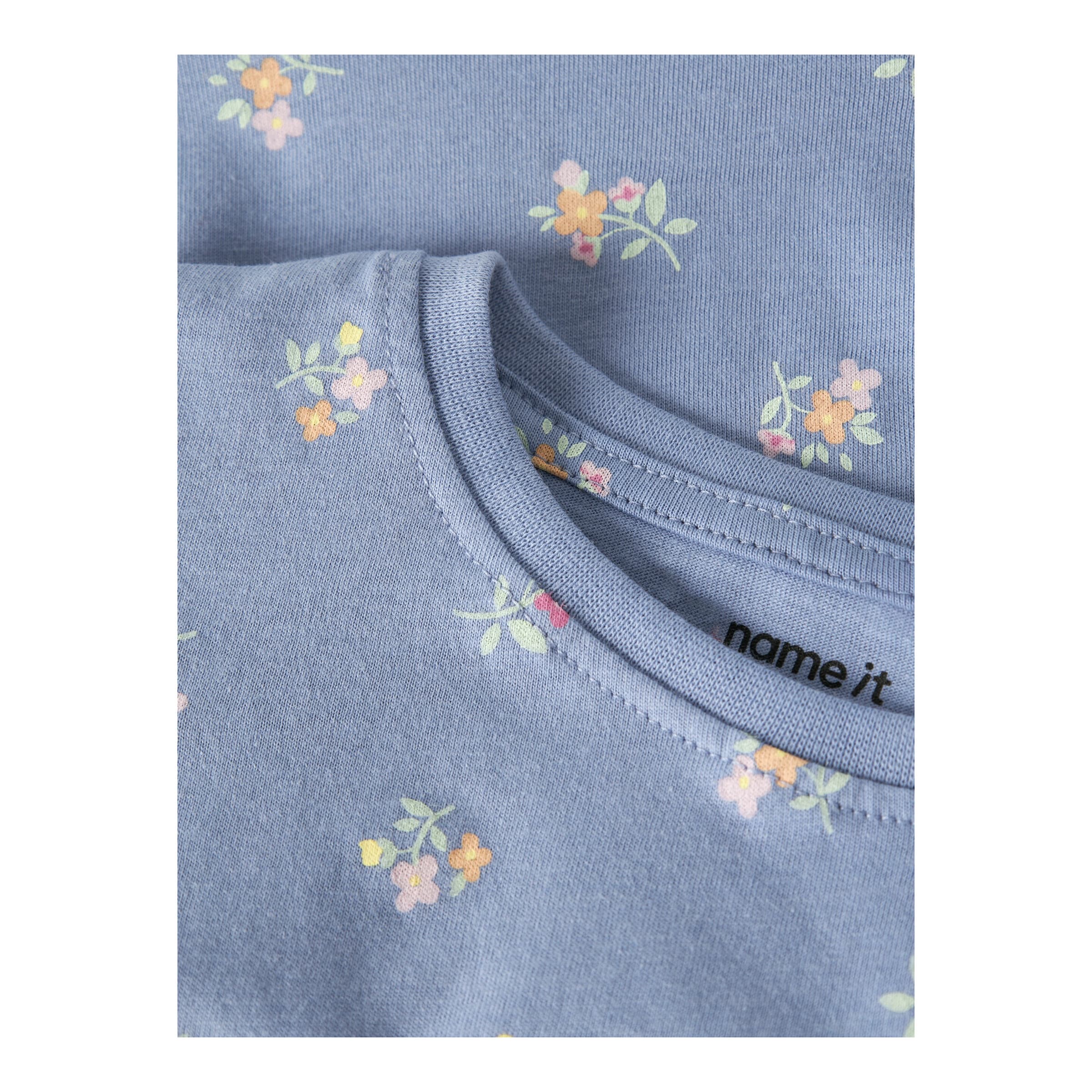 Kleid kurzarm Blumen