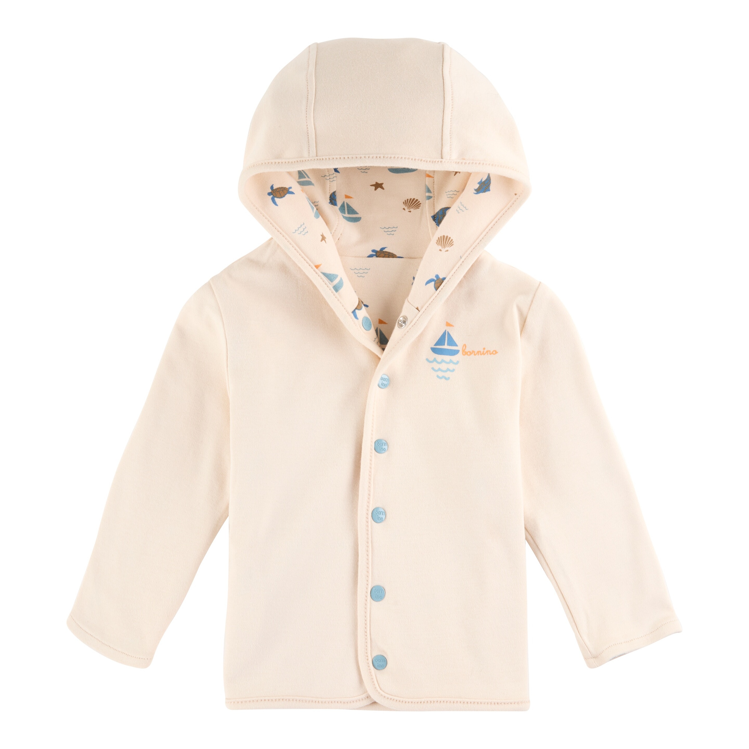 Thumbnail - Bornino Sea Life Wendejacke mit Kapuze Maritim