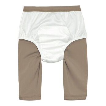 Capri-Schwimmleggings mit Windeleinsatz