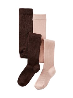 2er-Pack Mädchen Strumpfhosen, Rippenstrick Oeko-Tex