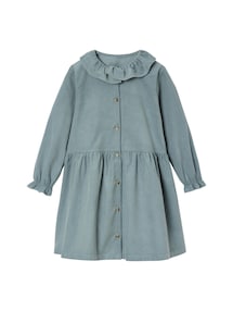 Mädchen Cordkleid mit Knöpfen