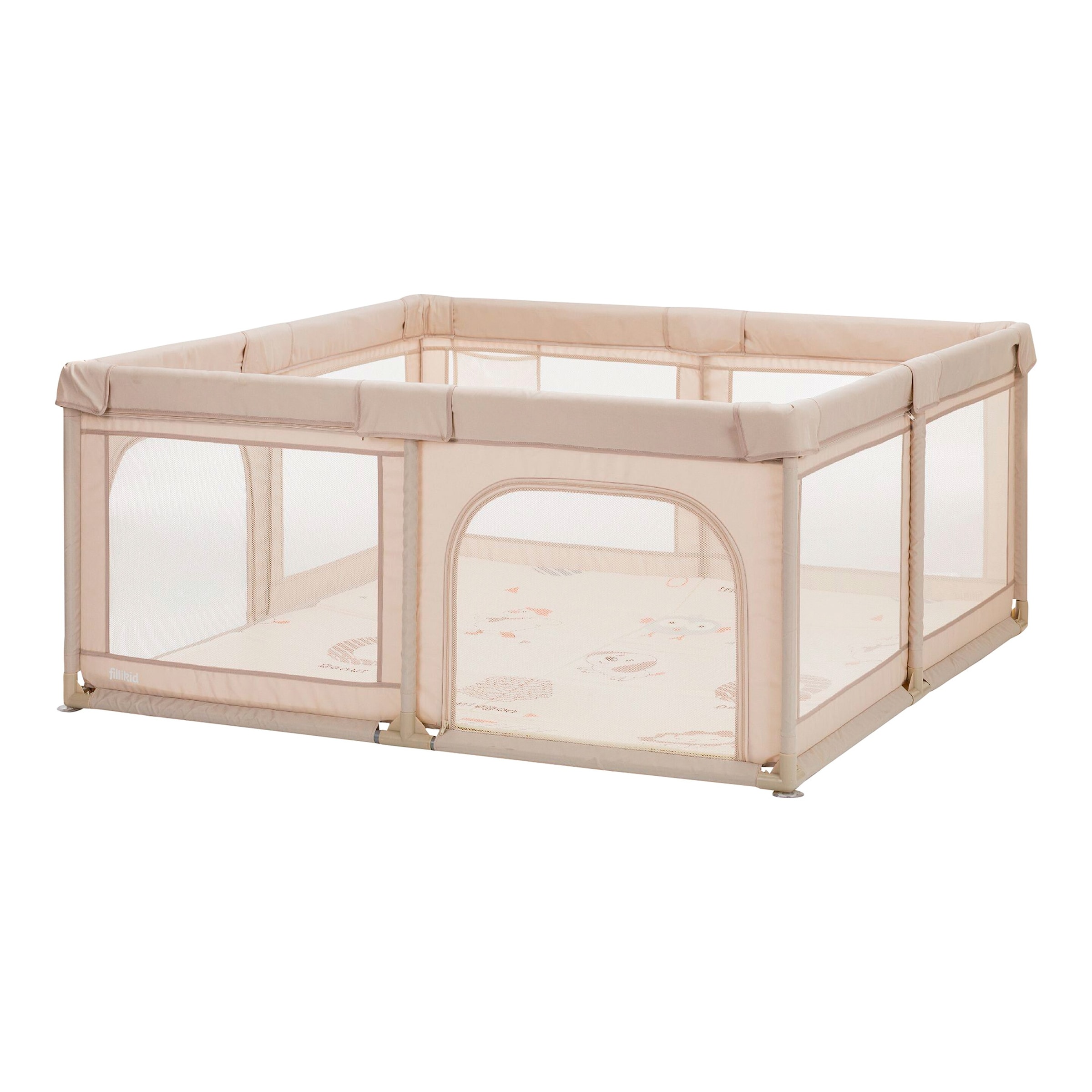 Fillikid Laufgitter Malta mit Boden 150x150 cm