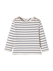 Bio-Kollektion: Baby Ringelshirt mit langen Ärmeln