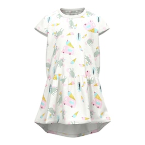 Robe à manches courtes licornes glace