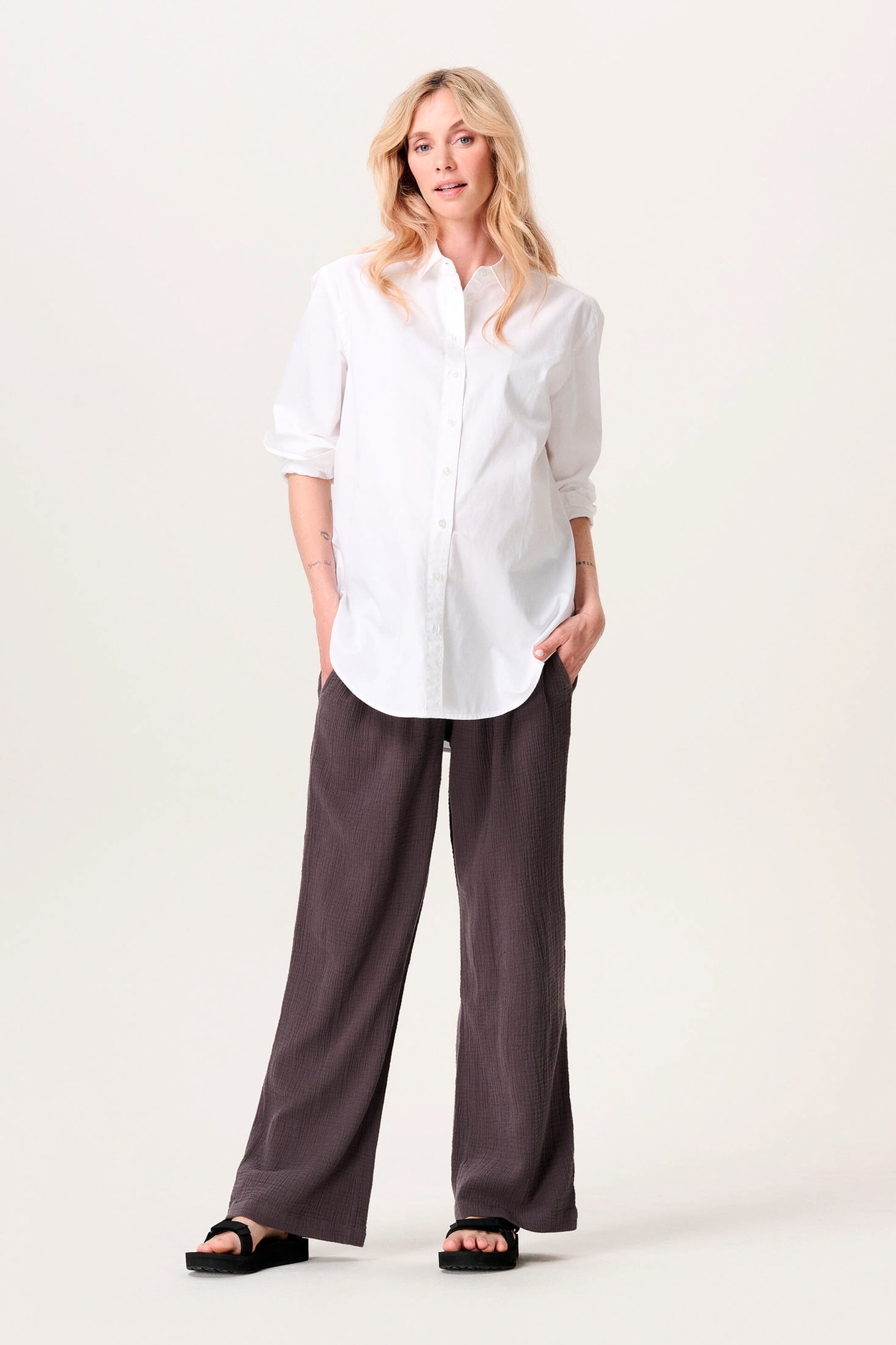 Thumbnail - Noppies Maternity Casual Hose Wide leg fit