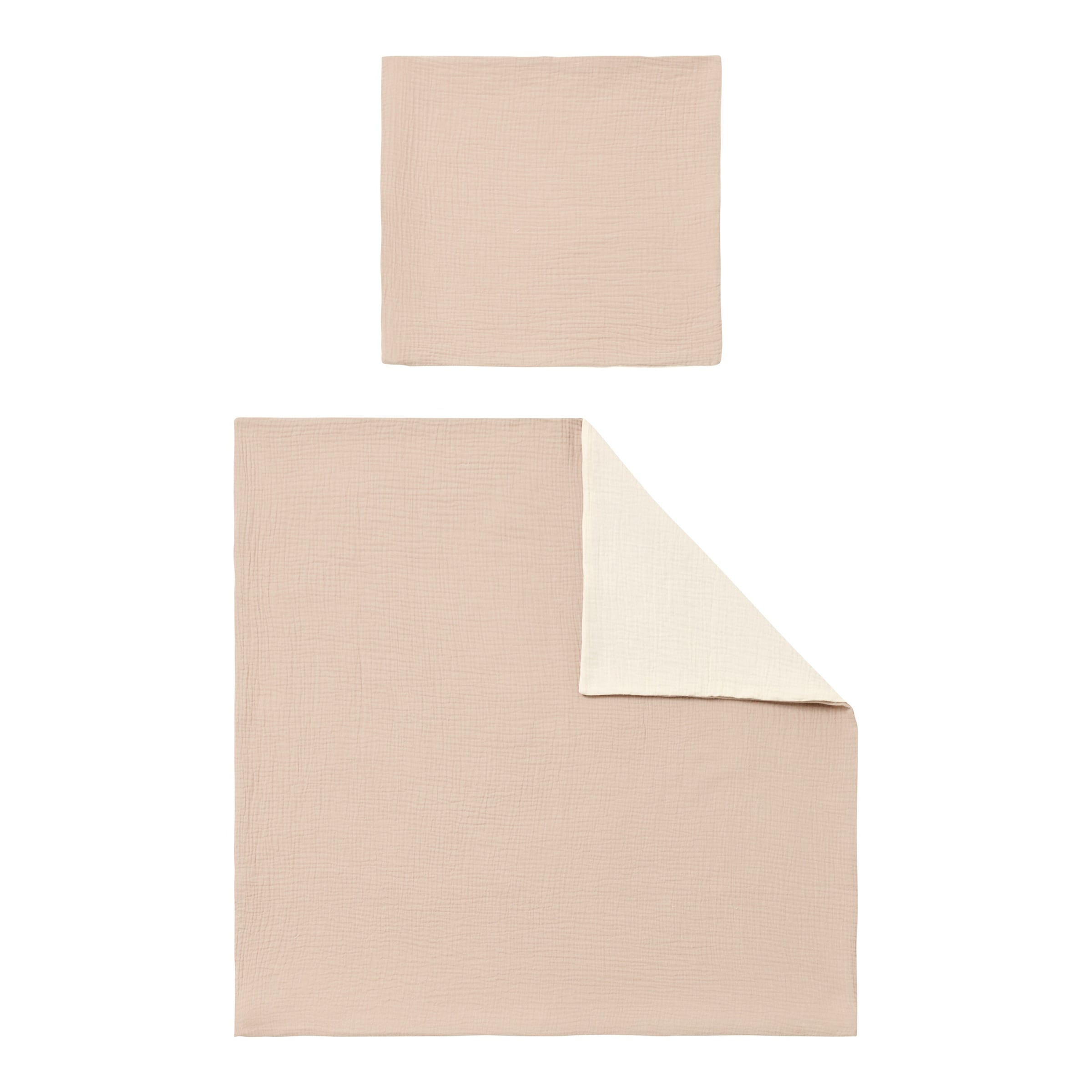 Bornino Home Wende-Bettwäsche Musselin 35x40/80x80 cm