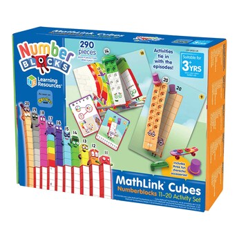Aktivitätsset MathLink-Steckwürfel Numberblocks 11-20