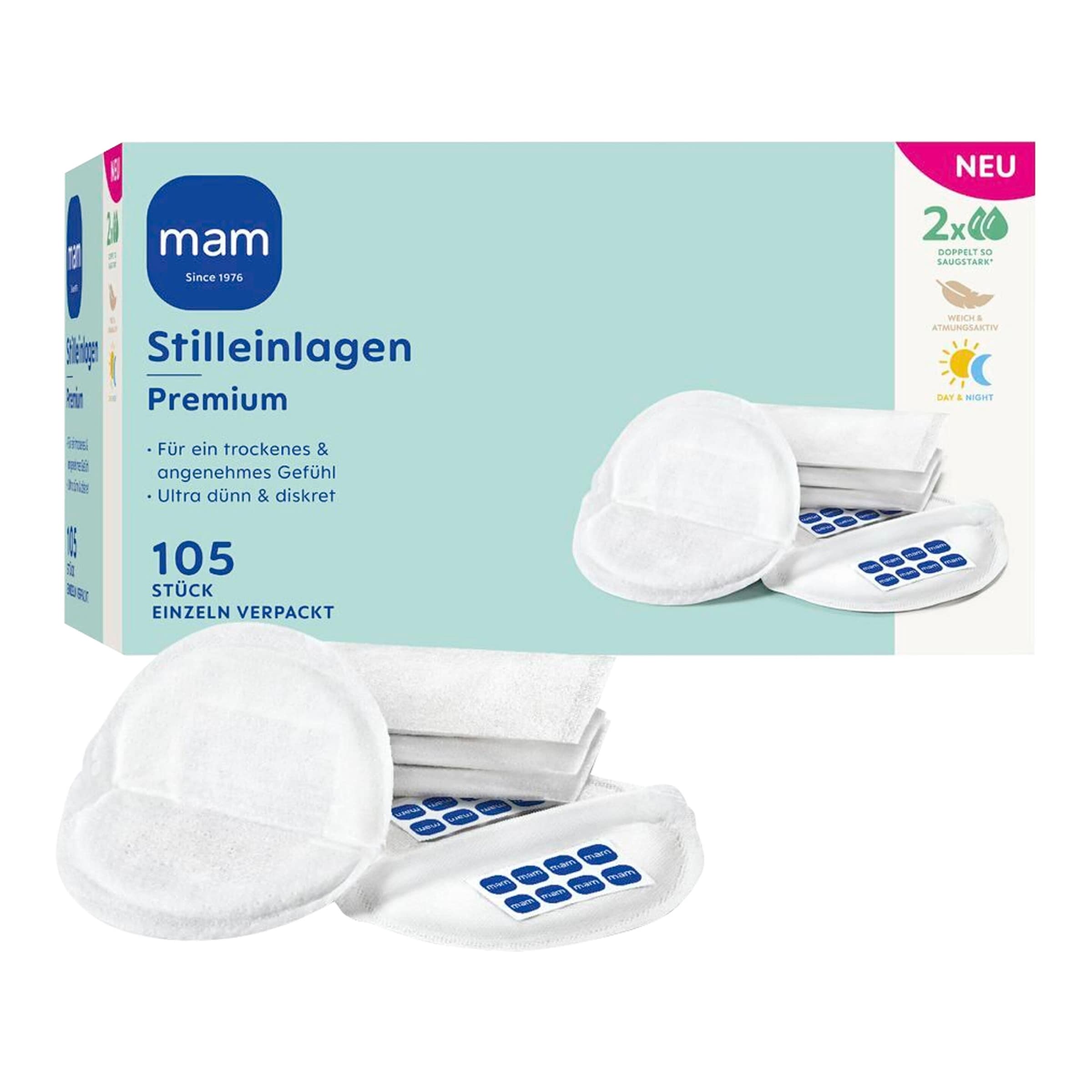 Mam 105er-Pack Einweg-Stilleinlagen