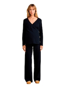 Umstands-Set: Wickeljacke & Hose für Schwangerschaft & Stillzeit