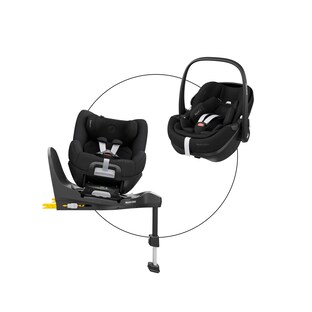 Babyschale Pebble 360 Pro i-Size inkl. Folgesitz Pearl 360 Pro i-Size und Isofix-Basis Family Fix 360 Pro