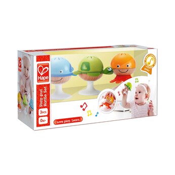 Rassel-Set Meerestiere mit Saugnapf