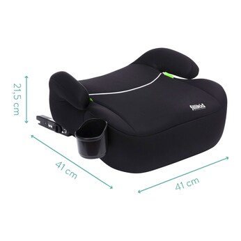 Sitzerhöhung mit Isofix i-size schwarz