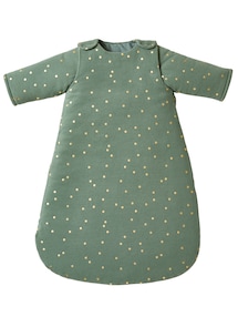 Baby Winterschlafsack GRÜNER WALD Ärmel abnehmbar