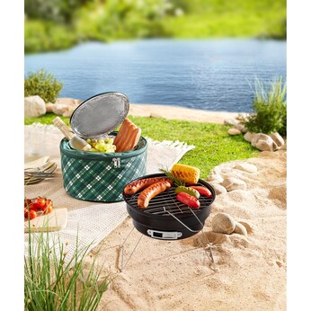 BBQ-Grill mit Kühltasche