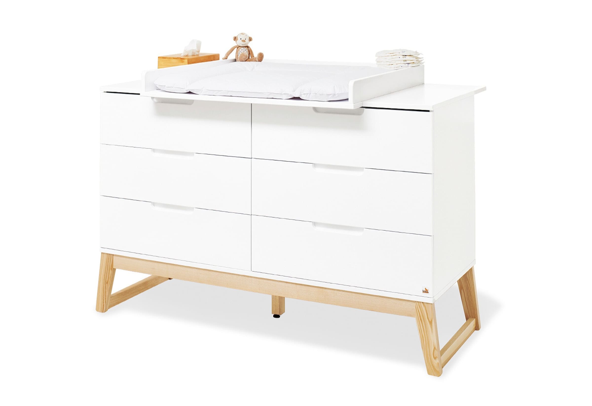 Pinolino Wickelkommode „Bridge” extrabreit