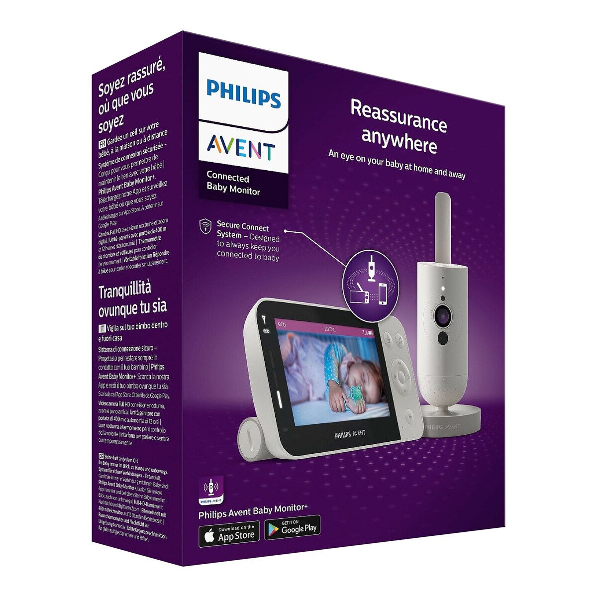 Philips Avent Babyphone Connected mit Kamera SCD921/26 babywalz