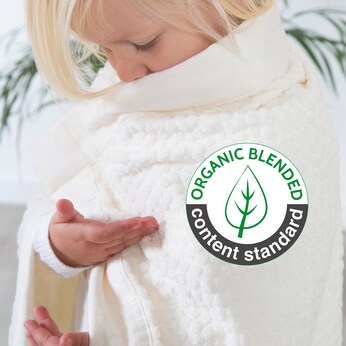 Nestchen passend für Babybetten 60x120cm oder 70x140 cm 'Seashells' indigo 